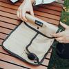 Foldable Outdoor Camping Cutlery Storage Bag Chef Knife Bag Roll Bag Chopsticks Spoon Fork Pouch Organizer Carry Case