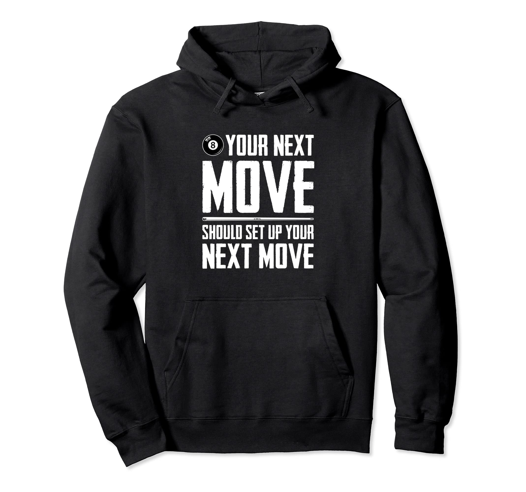

The next move must set up the billiard cue for the next hoodie move. чорний