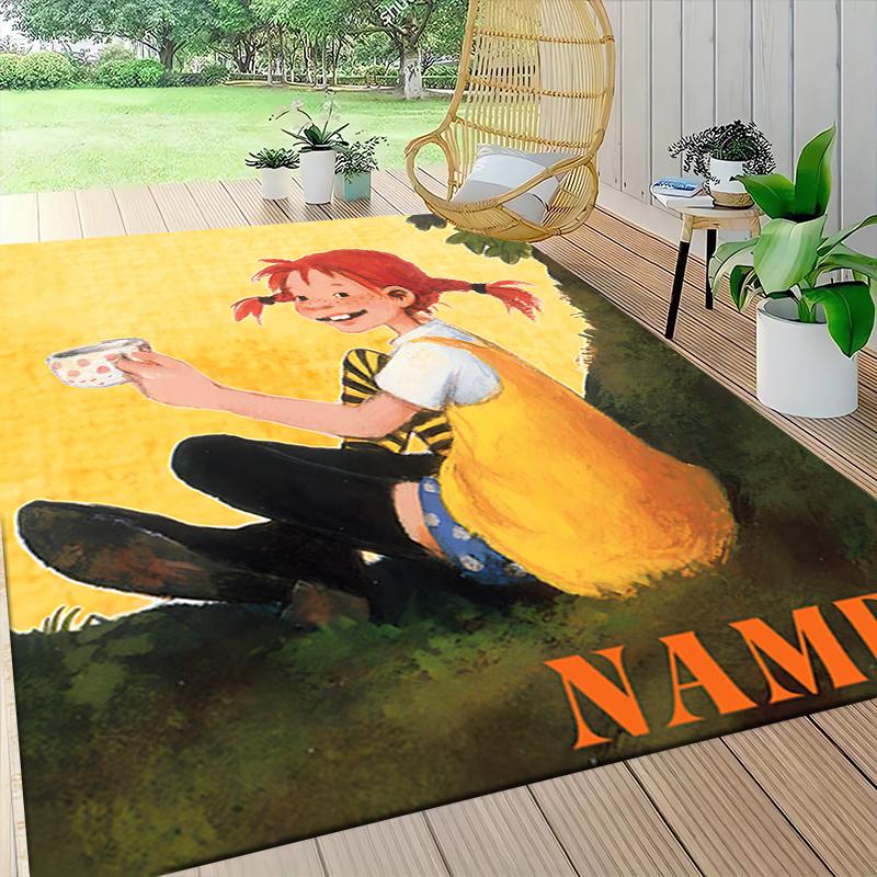 Custom Name Friendship Between Child Horse Carpet Rug Customizable Soft Washable Anti-Slip Home Living Room Sofa Mats Personalized Rug. 0909324