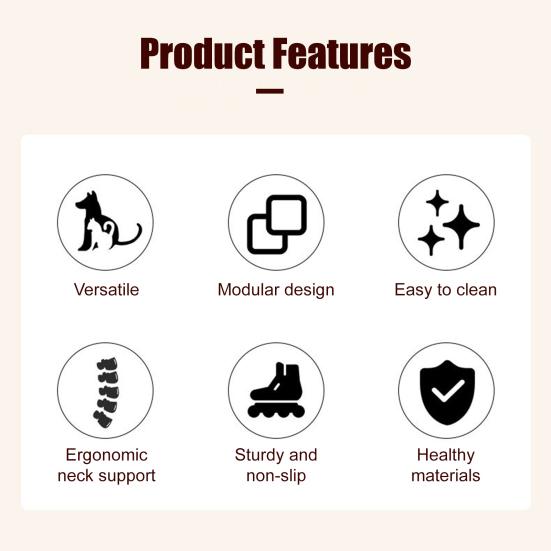 Elevated Pet Bowl Stainless Steel Raised Dog Bowl Reduces Discomfort Cute Cat Bowl with Stable Non-Slip Base for Food Water