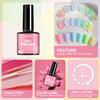 Nail Gel Polish Kit Base Coat Top Coat Color Gel Nail Art Tool Set Full Kit with Box