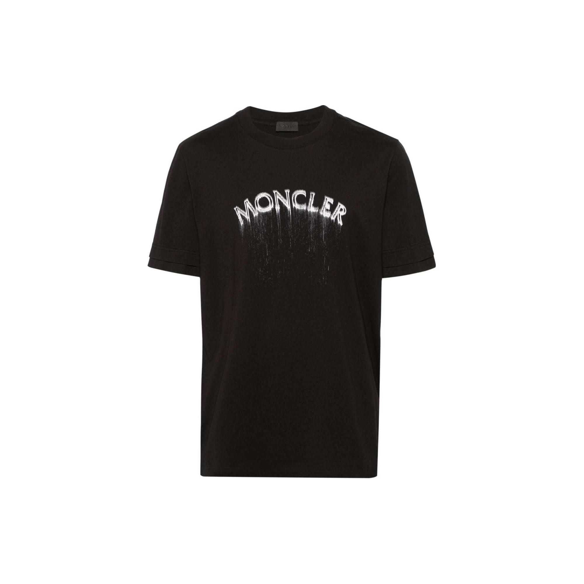 Moncler Burtu apdruka Apaļš kakla izgriezums