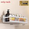 Space Aluminum Wall Mount Bathroom Shelf With Layer Storage For Toilet And Sink Area