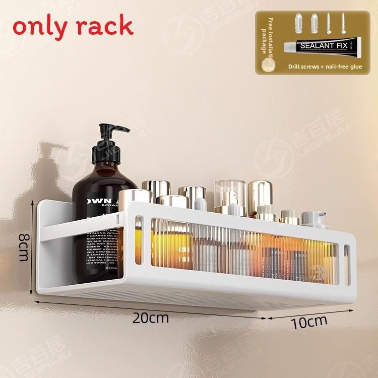 Space Aluminum Wall Mount Bathroom Shelf With Layer Storage For Toilet And Sink Area