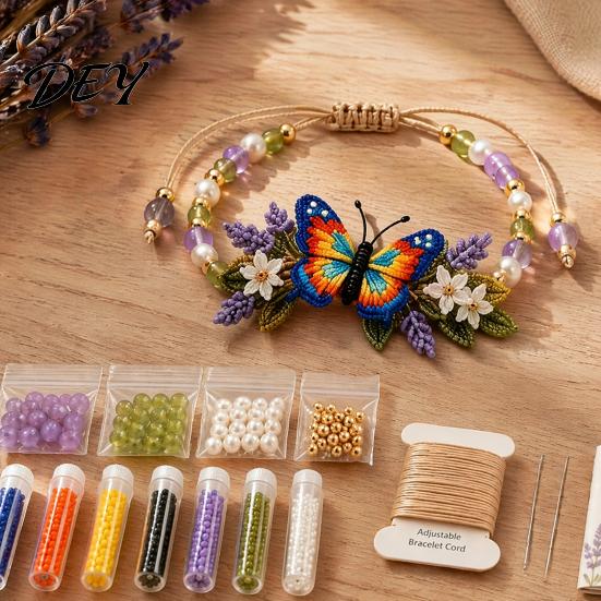 Creative Craft Kits for Adults DIY Beaded Bracelet Making Kit, Beginner-Friendly Animal Bead Kit Beadwork Jewelry Crafting Set Adults, Lovers