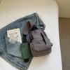 Leichte Umhängetasche mit großer Kapazität Damen-Schultertasche Student Brusttasche