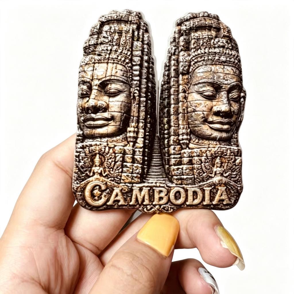 Kambodscha Kühlschrankmagnete Aufkleber Tourismus Souvenir Kühlschrankmagnete Aufkleber Heimdekoration