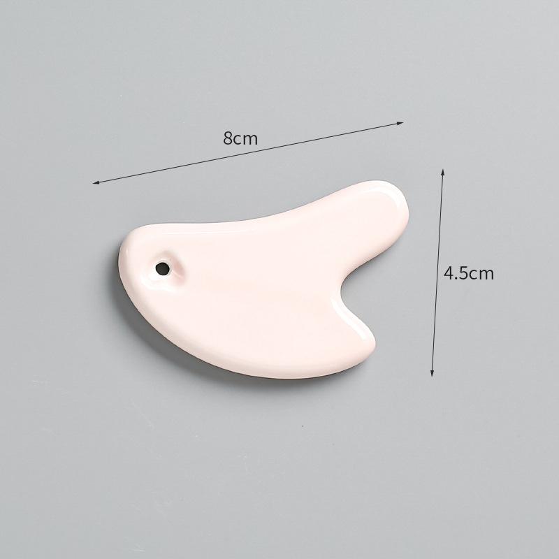 

D-tok Skin Scraping Gua Sha Ceramic Korea Gouache Scraper Tools Face Massager Face Factory Head Massager