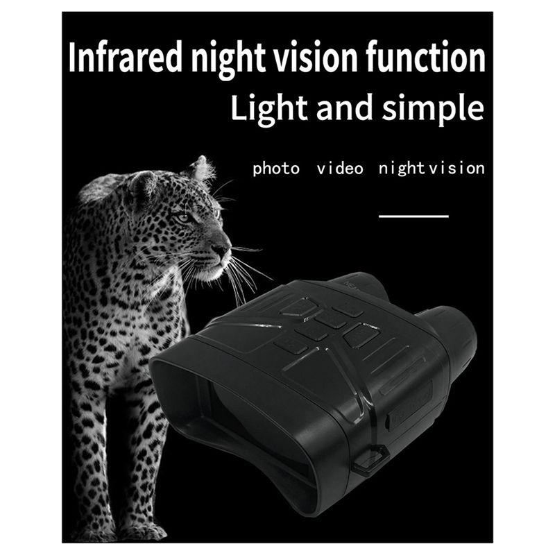 A84E-1 Piece NV4000 Digital Night Vision BINOCULAR IR LED Camcorder 5X Zoom Mini Night Vision Device For Night Hunting Imager 20