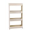 Compact Multi-Layer Mobile Storage Rack: Door Crevice, Dorm, Bedside, Bathroom