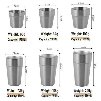 Wumei Yunji 304 Stainless Steel Coffee Juice Cup