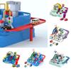 Abenteuer Schienen Autorennen Spielzeugset für Kinder Kein Akku erforderlich Auffällig Verschiedene Herausforderungen