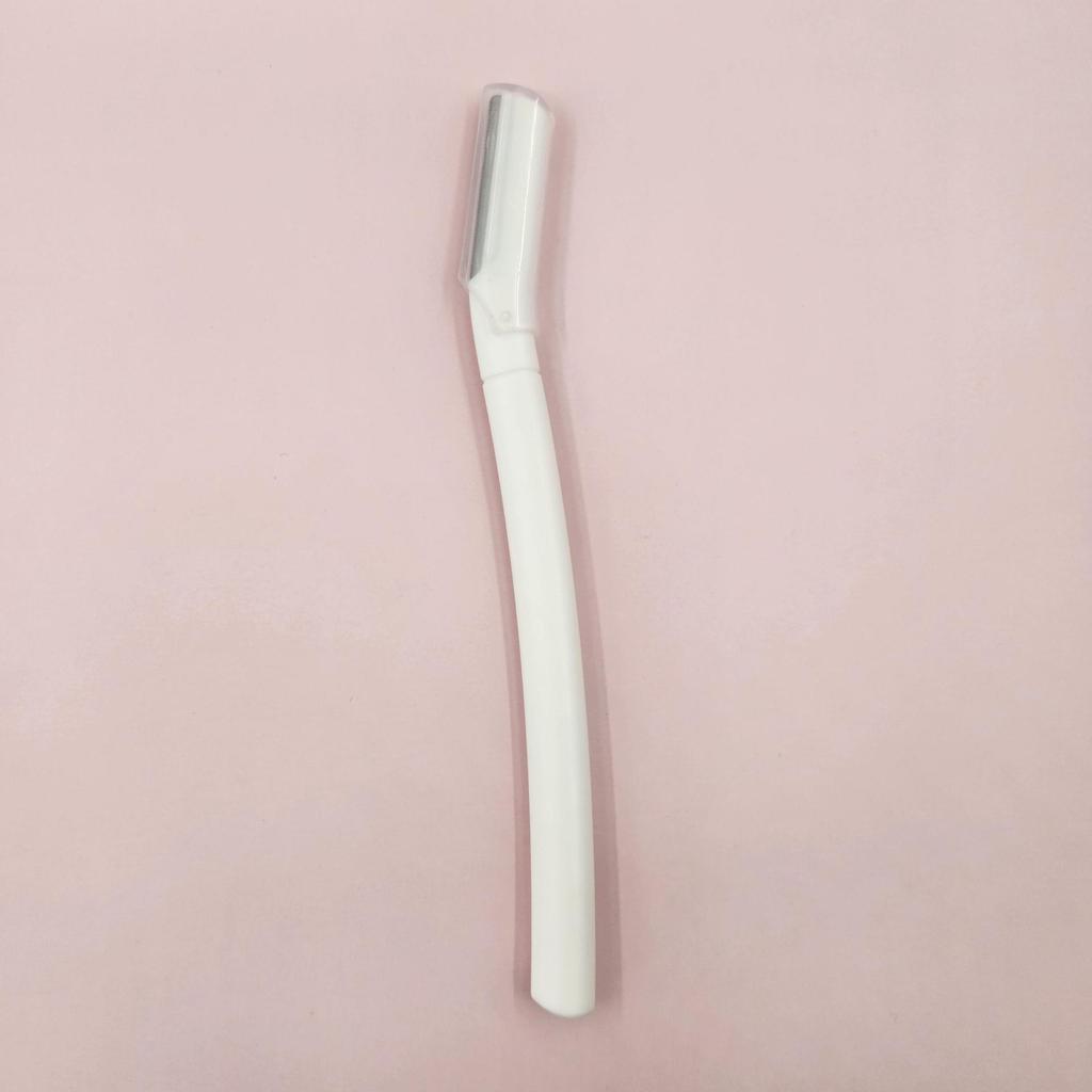 Portable Eyebrow Razor for Women with Protective Cover - Gentle Stainless Steel Blade