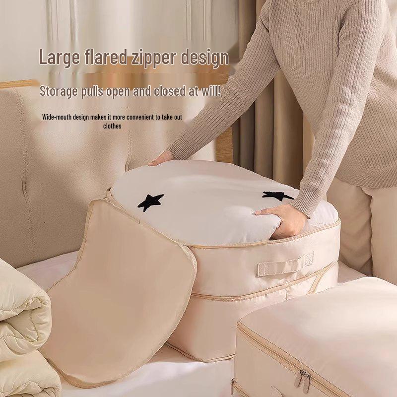 Quilt and Clothes Compression Storage Bag for Bedding and Down Jackets