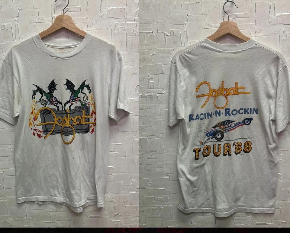 Foghat Racin 1988 Tour Gift For Fan SIZE S-5XL T-shirt QA086