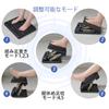 Footrest for Adjustable Angle and Widened Soft Foot Removable 40x31x5cm Office, Height, Surface, Pillow, Cushion, Black,