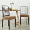 Housse de chaise en Jacquard sans dossier, housse de chaise pour salle à manger, maison, mariage, bureau, extensible, Anti-salissure, sans dossier, 1 pièce
