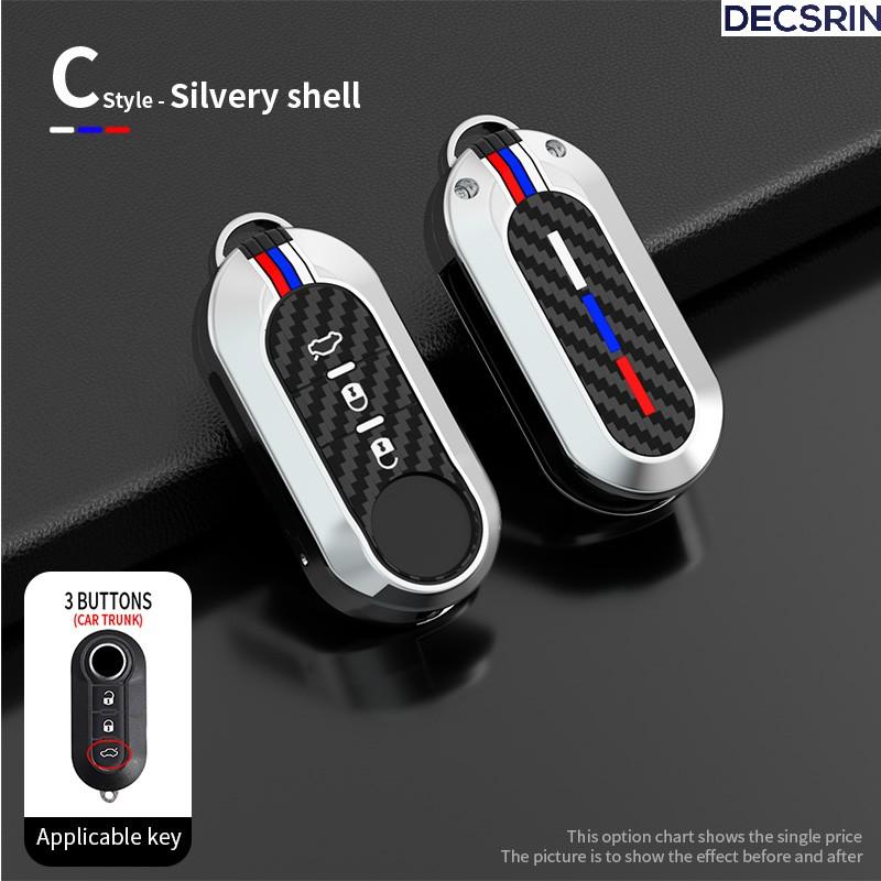 2/3 Buttons Car Flip Remote Key Case Cover Shell Fob For Fiat Ducato 500 500L Panda Grande Punto Lancia Musa Car Accessories