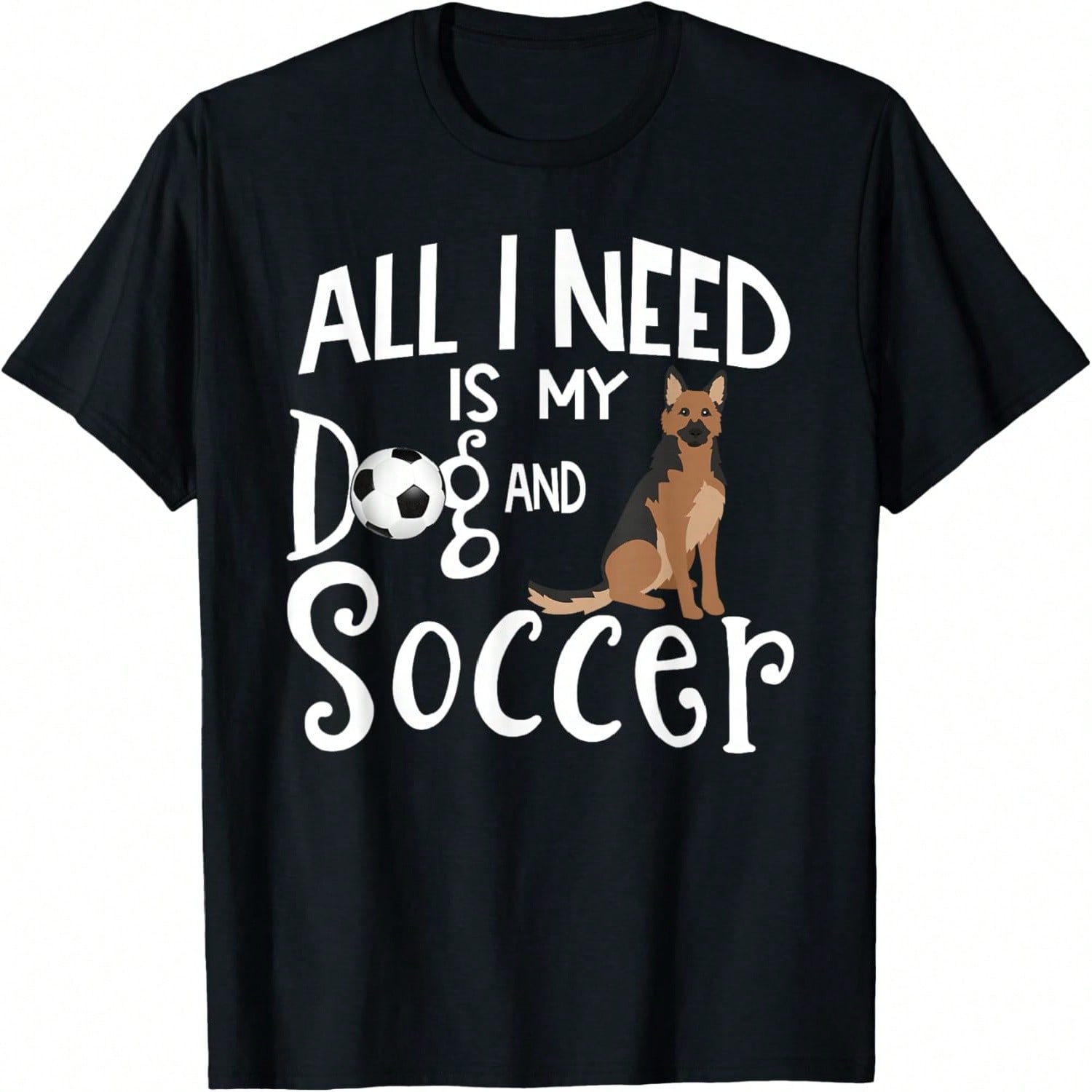 German Shepherd Dog Soccer Player Gift T-Shirt S разноцветный