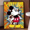 Disney DIY Diamond Painting 5d Mickey Mouse Retro Pop Art Cross Stitch Diamond Living Room Bedroom Decoration Painting
