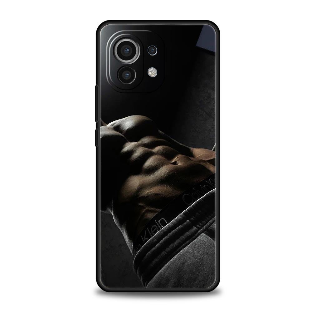 Phone Case Cover for Xiaomi Mi 17 15 14 13 12 11 Ultra 15T 14T 13T 12T 11T Pro Lite 5G Soft TPU Capas Sexy Muscle Man Fundas Bag