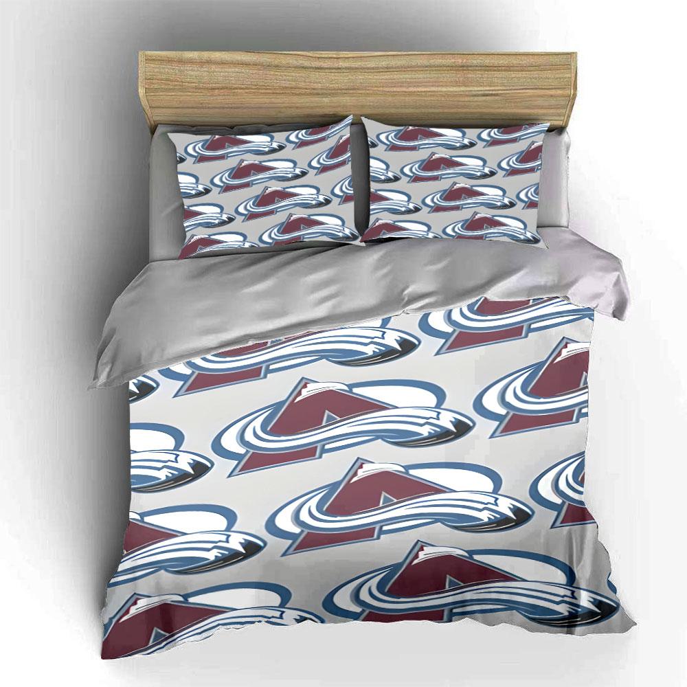 "Red A Logo with White Swirling Design" Print Bedding Set Duvet Cover Pillowcases (1* Duvet Cover 2* Pillowcases Do Not Include Comforter)