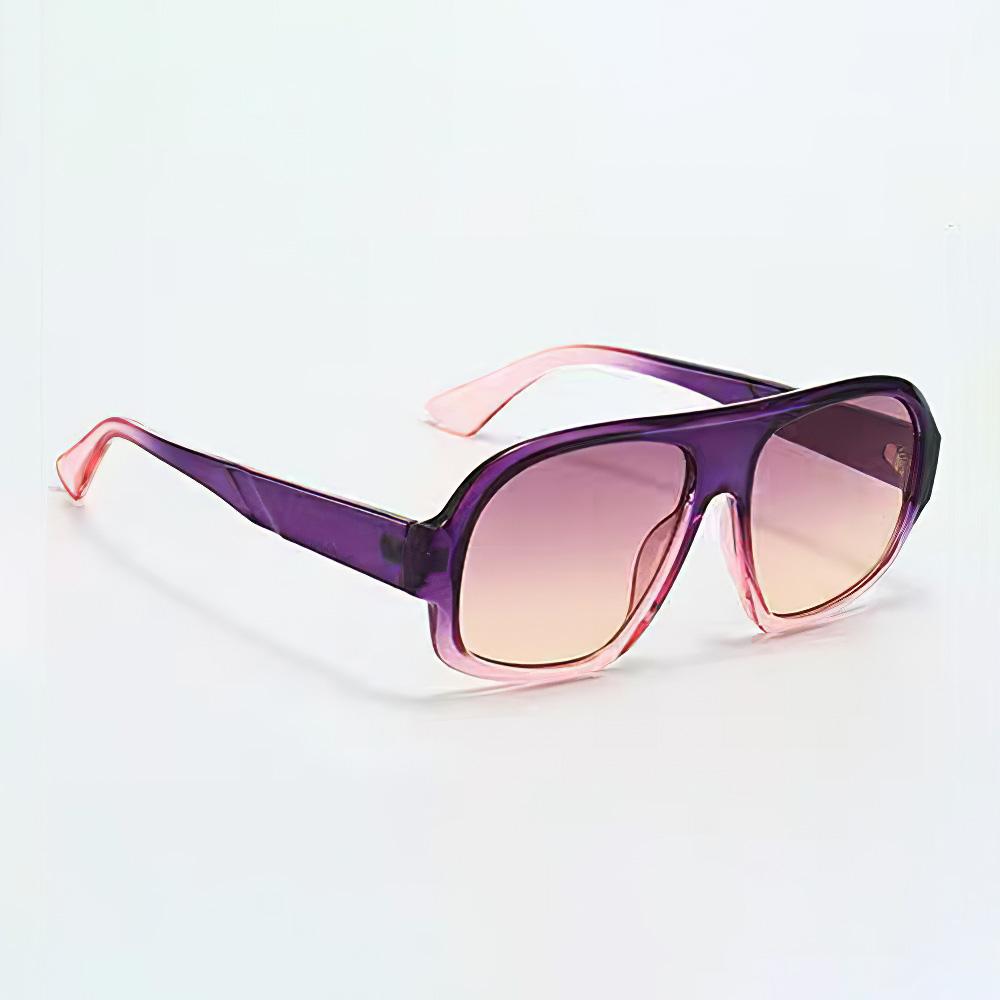 Vintage Fashion Square Frame Sunglasses For Women Blue Light Blocking Shades Uv400 Sun Glasses Vintage Decorative Sunglasses