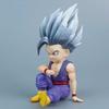 Anime Dragon Ball Z Super Saiyan Son Goku Gohan Vegeta Sitting Ver. PVC Action Figure DBZ Statue Collectible Model Toys Doll