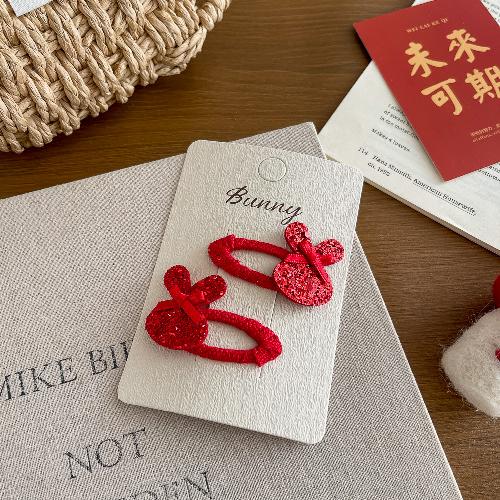 Koreanische Version von rosa und blau kariertem Liebes-Haarspange Haargummi wilde Kinder-Haaraccessoires Haarseil Seitenklemme