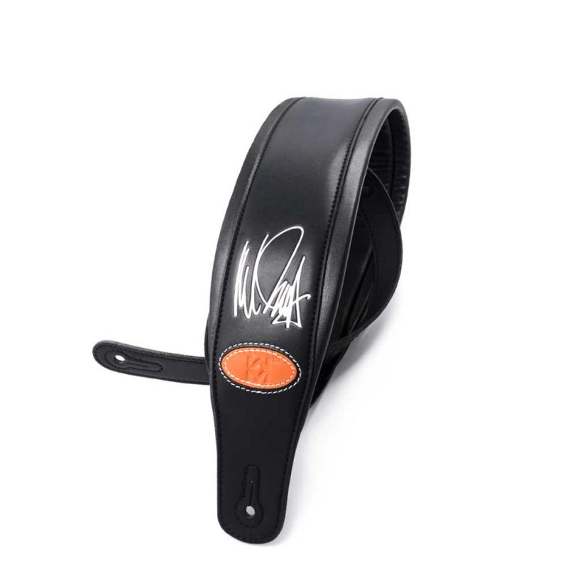 Neil Zaza-signed Leather Electric Guitar Strap Bass Strap Widen Thickened Strap