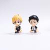 High Quality 8pcs Sitting Volleyball Boys Miniature Figures Hinata Shoyo Kageyama Tobio