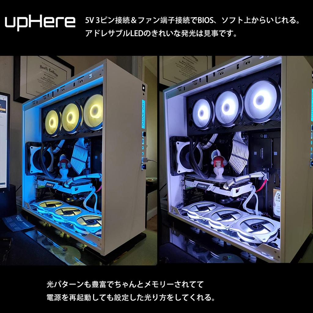 Ventilator de Răcire Novonest 120mm LED Control PWM pentru PC 5V 3PIN Adresabil Silențios 25mm Computer Set de 6 Ventilatoare, Carcase, ARGB, Tip, Gros, Ventilator, [T7SYC7-6]