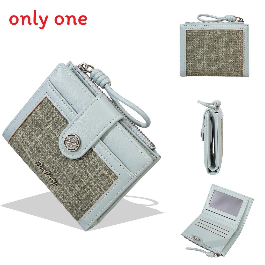 Crossborder Style Leather Wallet For Women With Multiple Card Slots And Zipper Coin Pocket