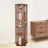 5-Tier Rotating Bookshelf, 360° Spinning Book Storage Organizer, Floor Standing Bookcase for Living Room/Office, Display Rack