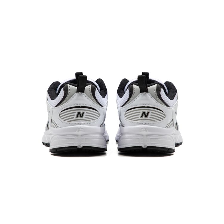 New Balance 408 Comfortable Fabric Leather Durable Breathable Lightweight Low-Top Running Shoes Unisex Sneakers White Black ML408I