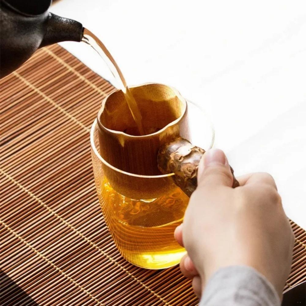 Chinese Style Tea Strainer Natural Bamboo Infusor Tea Tools Sieve Infuser Filter  For Tea Brewing