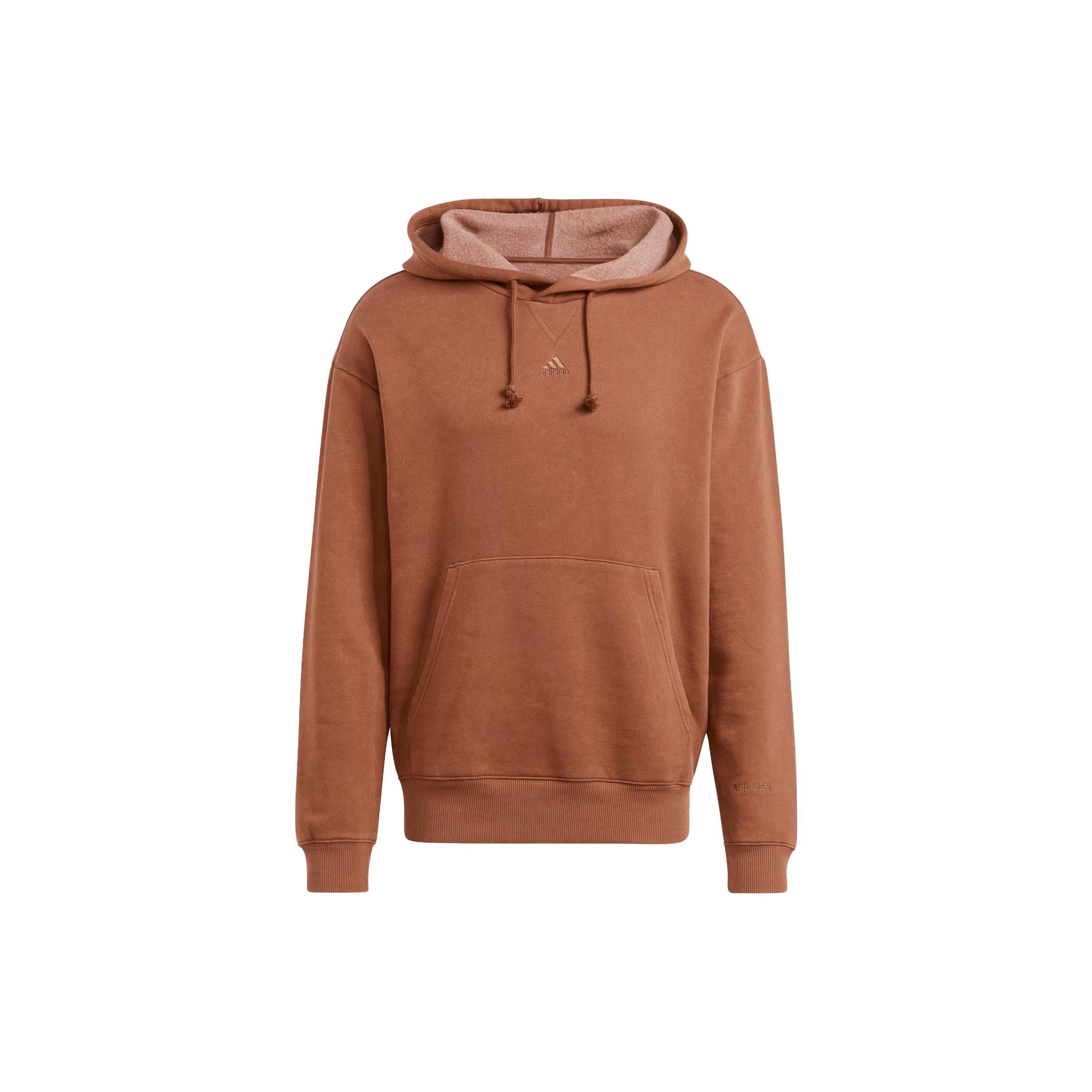 adidas ALL SZN Garment-Wash Men s Loose Fit Hoodie Bronze IJ6928 M
