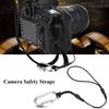 Universal Durable Camera Strap Safety Rope Tether with Metal and Nylon Hang Buckle and Clip Hook for DSLR Mirrorless Cameras Two-Pack