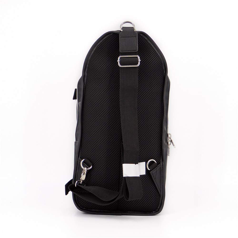 Walt Body Bag with Flap, Two-Layer Storage, Color-Scheme Black