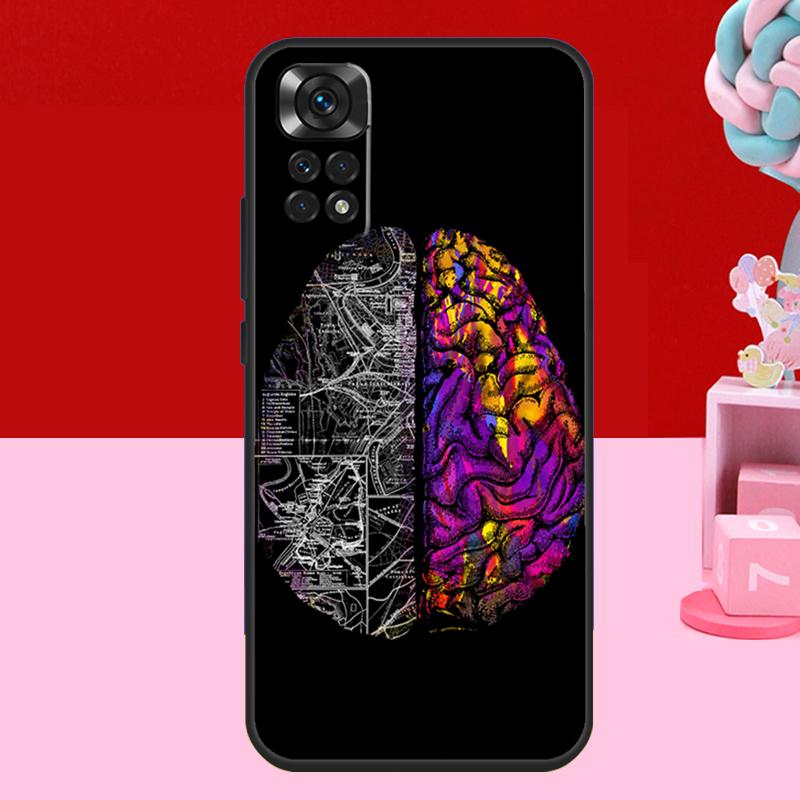 Medical Human Organs Brain Case For Xiaomi Redmi Note 14 13 12 11 10 15 Pro Plus Redmi 15 C 10C 12C 13C 14C Soft Cover