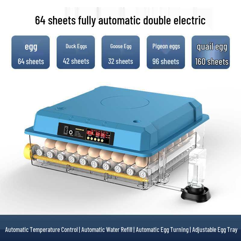 Smart Mini Household Incubator: Fully Automatic Quail & Chicken Egg Incubator with Constant Temperature Control