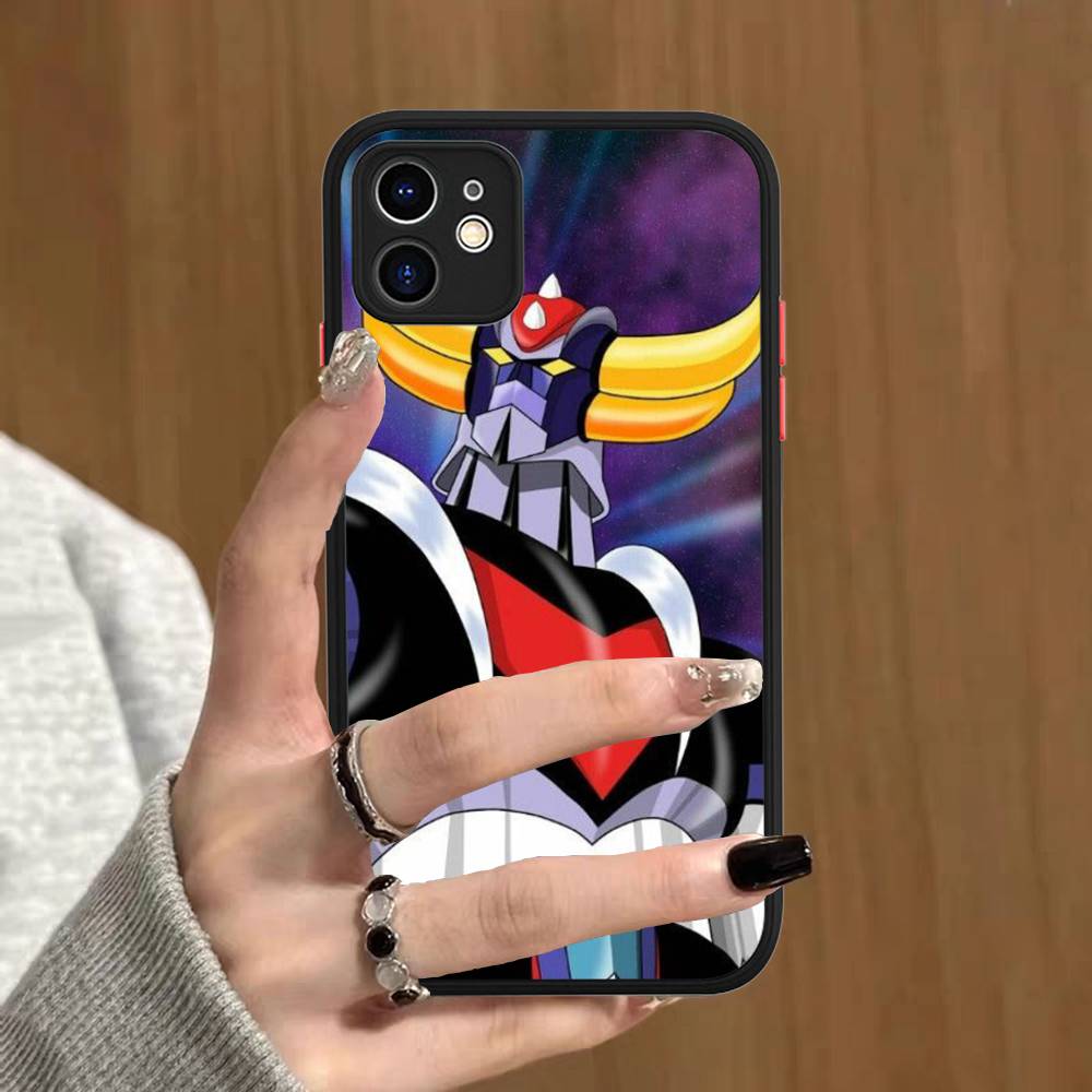 UFO R-Robot G-Goldorak For IPhone Air 16 15 14 Plus 13 12 11 Pro Max Matte Cover Jelly Shockproof Phone Case