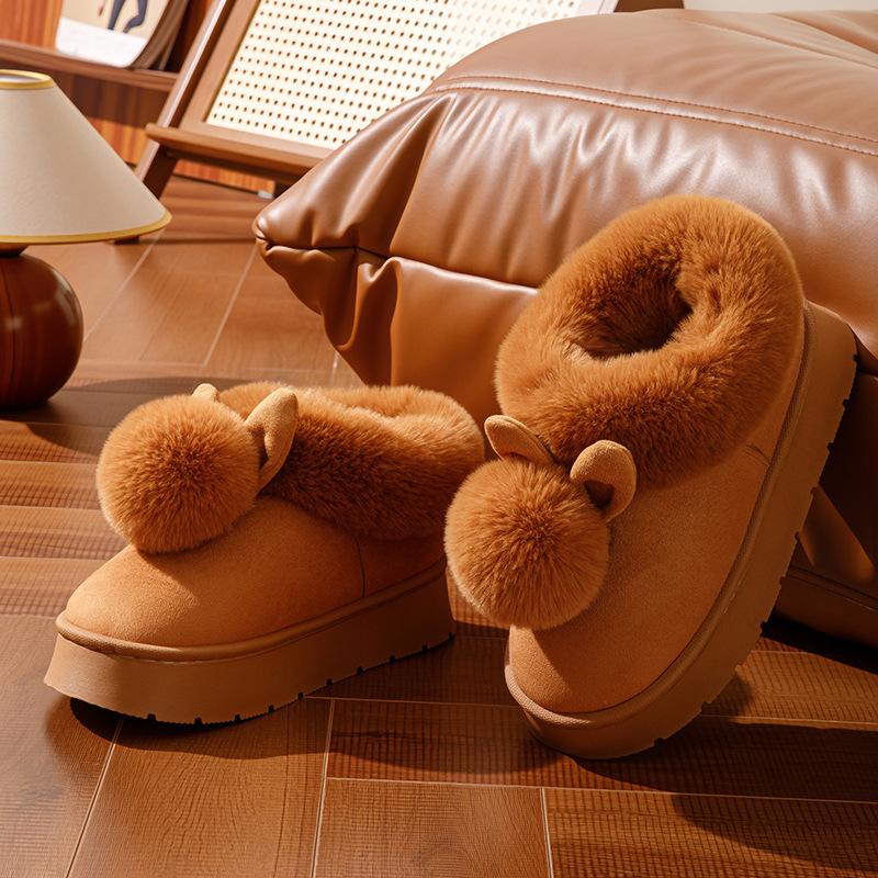 

Женские домашние тапочки-ботинки из пены с эффектом памяти, теплые уютные замшевые зимние ботинки с пушистой плюшевой подкладкой для женщин, нескользящая домашняя обувь для ношения в помещении и на улице 38-39 хаки