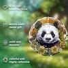 10 Inch Rotating Wind Chime with Cute Panda Design 360 Degree Hook for Garden Patio Yard Decor Summer Spring Gift for Friends Family