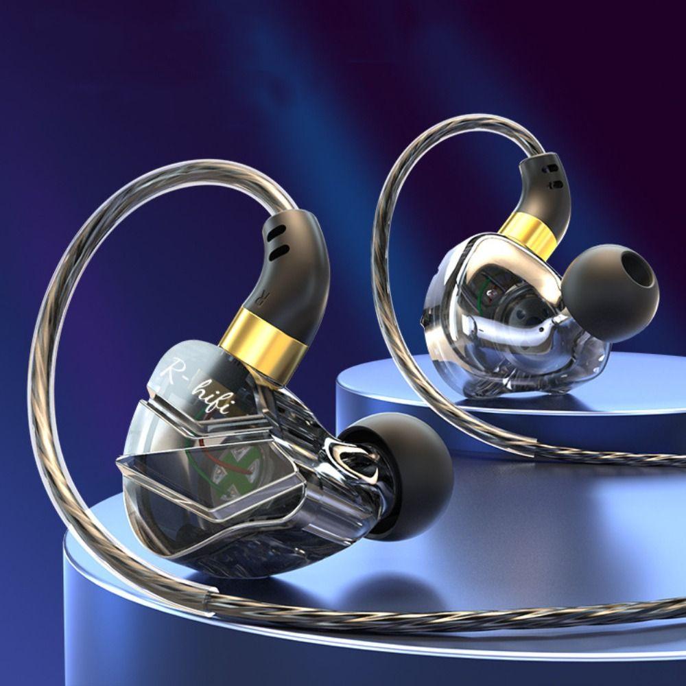 Heavy Bass Wired Headphones Mic Stereo Mobile Earphone Phone Earphones In Ear Headphone  Games