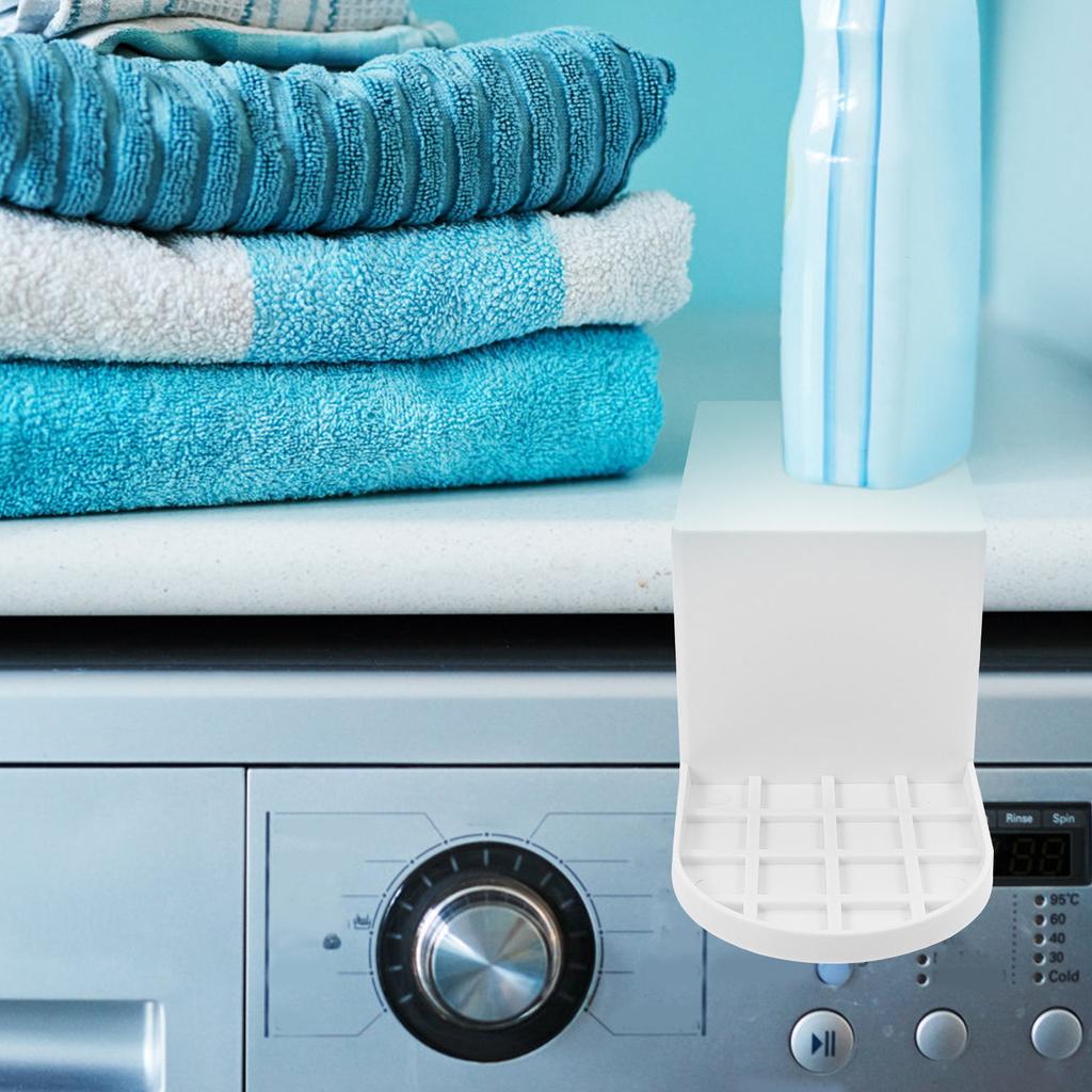 2pcs Laundry Cup Holder Drip Catcher For Detergent Bottles No Assembly Plastic Drip Tray Soap Dispenser Tray Home Laundry Tool