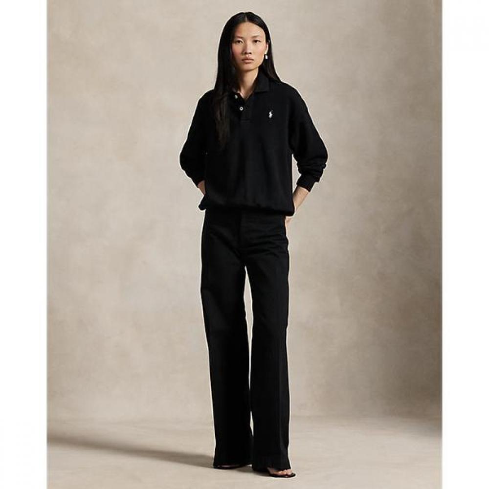 Polo Ralph Lauren Women S Lightweight Fleece Long Sleeve Polo Wmpokninfb20863001 