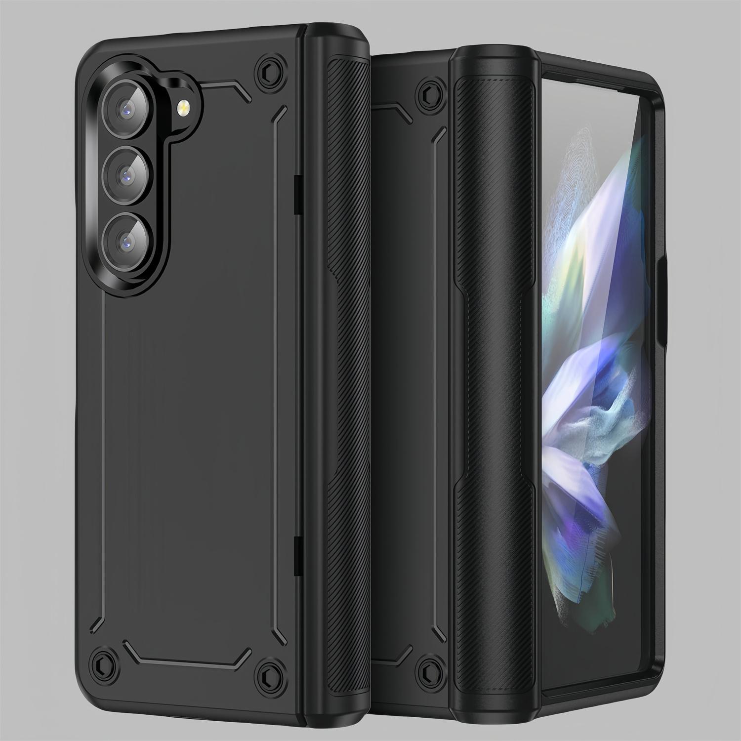 

Non-Fingerprint Hinge Cover for Samsung Galaxy Z Fold 6 5G Fold6 Fold5 Fold 5 Zfold6 Folding Cell Phone Accessories Case for Samsung Z Fold 6 чёрный