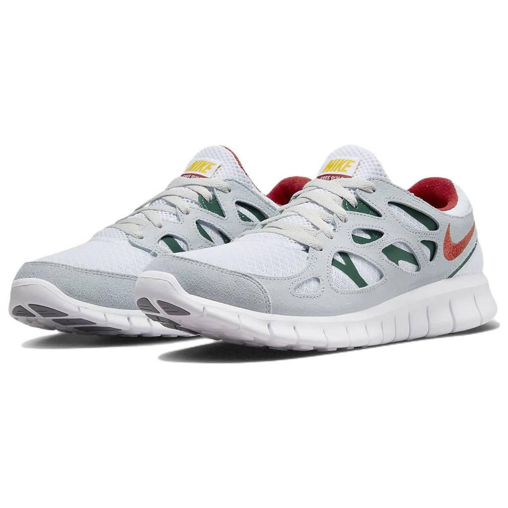Nike Free Run 2 'White Gorge Green Cinnabar' 537732-102 da Uomo