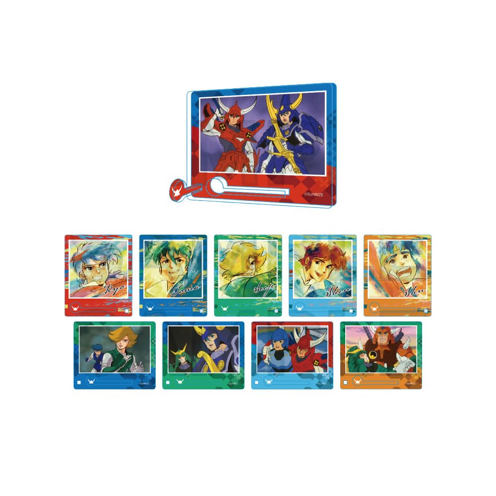 Yoroiden Samurai Troopers Trading Scene Acrylic Stands Box of 10